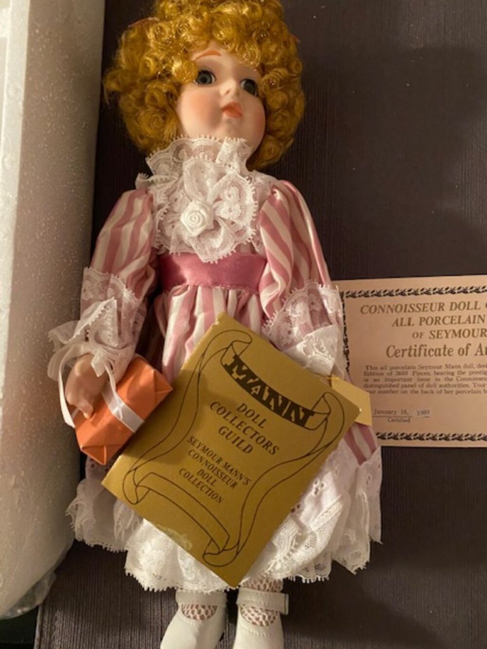 TRACY Birthday Girl - All Porcelain Doll by Seymour Mann - Limited Edition